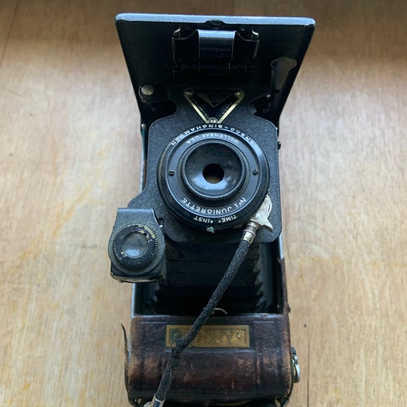 Historic 1925 Ansco Binghampton No.1 juniorette Camera. With corded shutter. - Picture 13 of 13